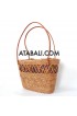 hand woven rattan ata grass handbags handmade balinese design